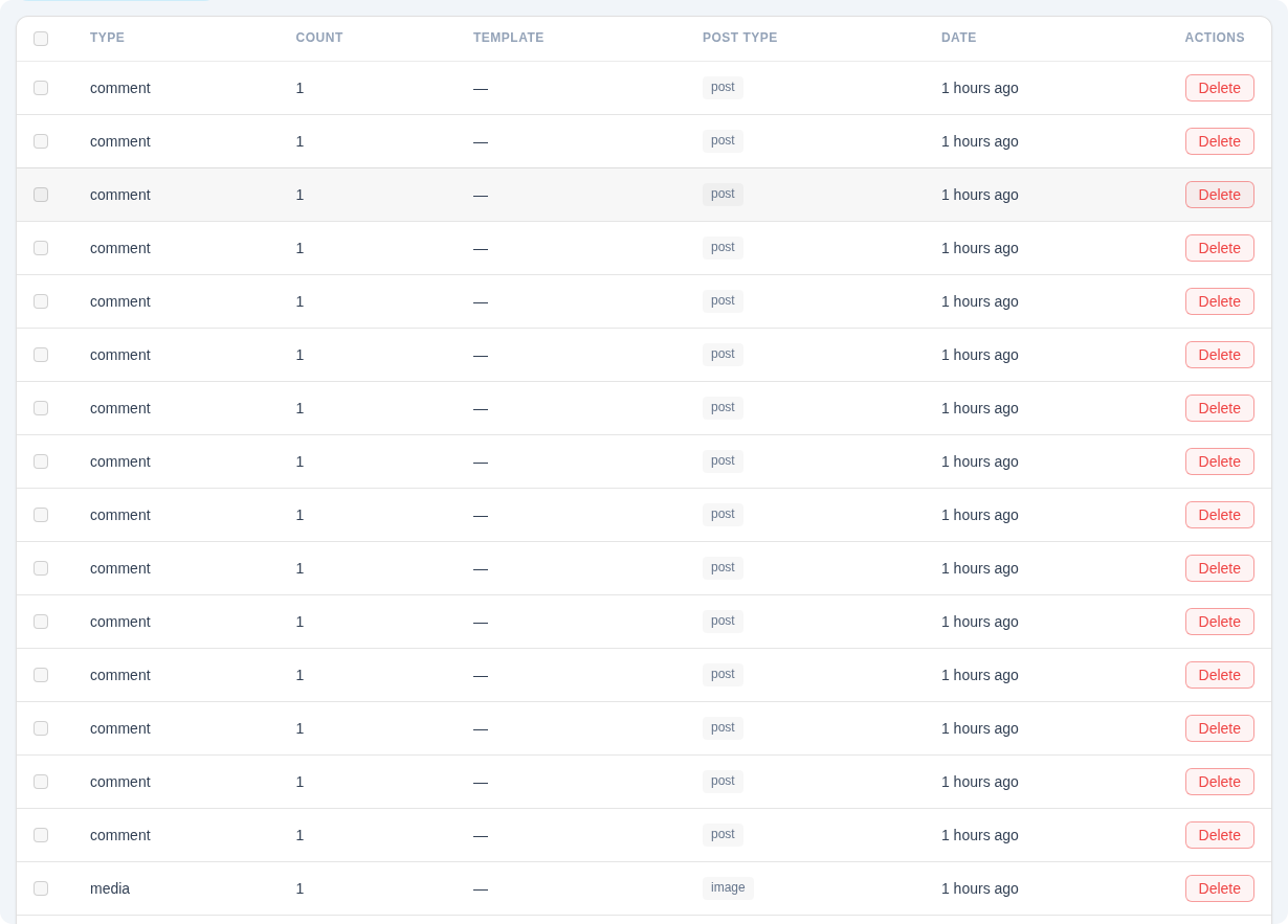 History entry details