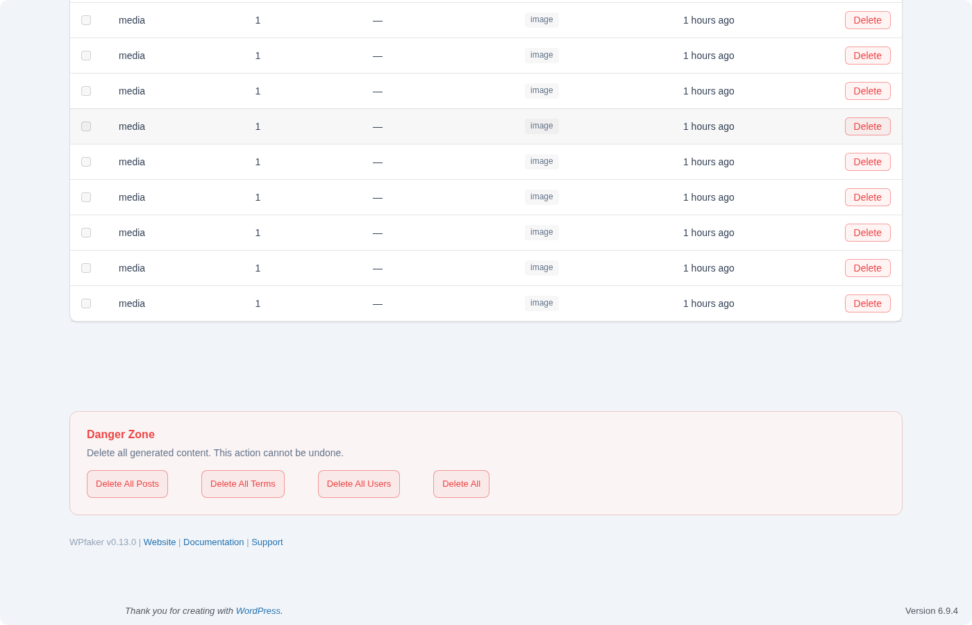 Orphan cleanup section