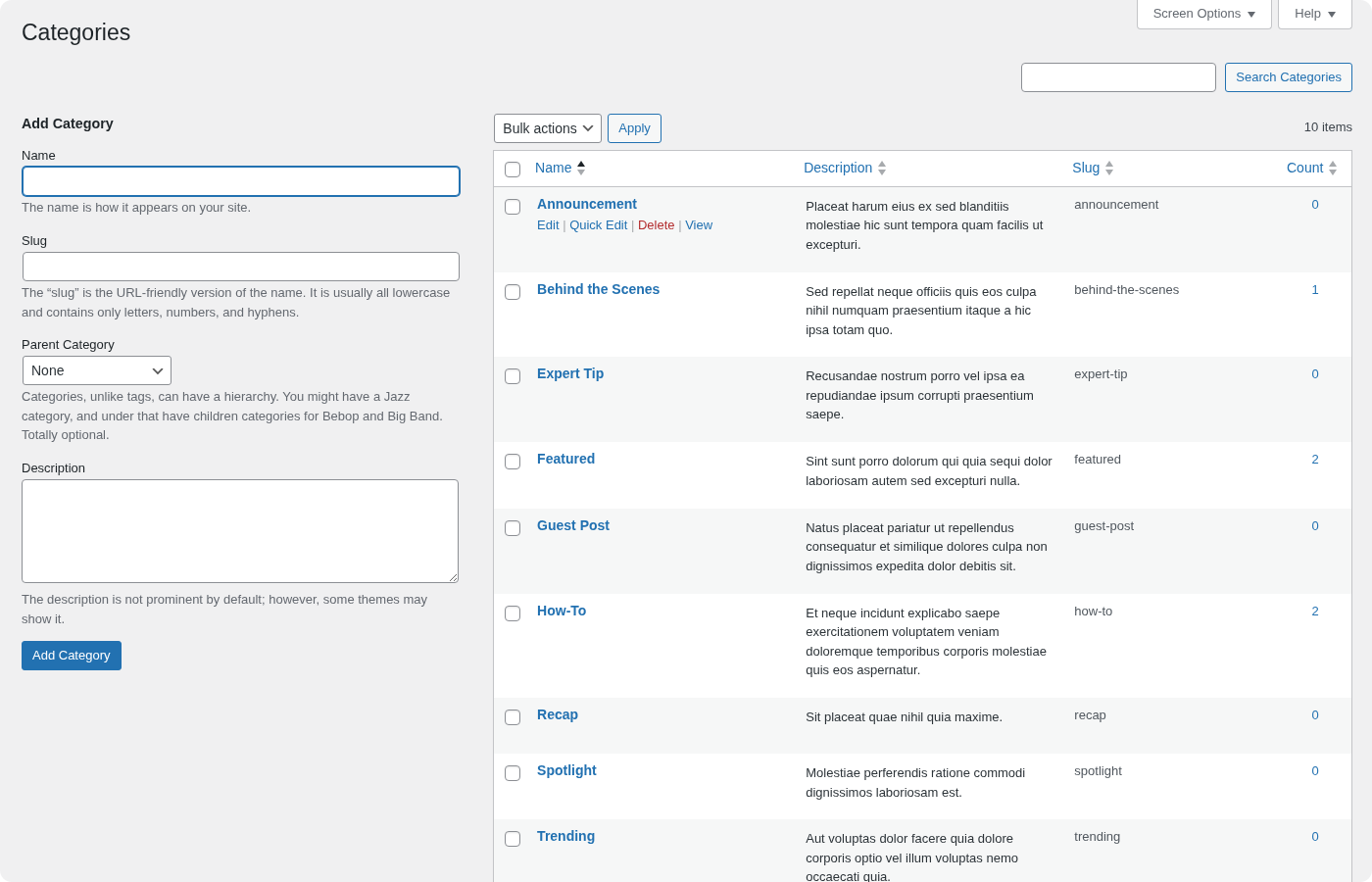 Hierarchical taxonomy display